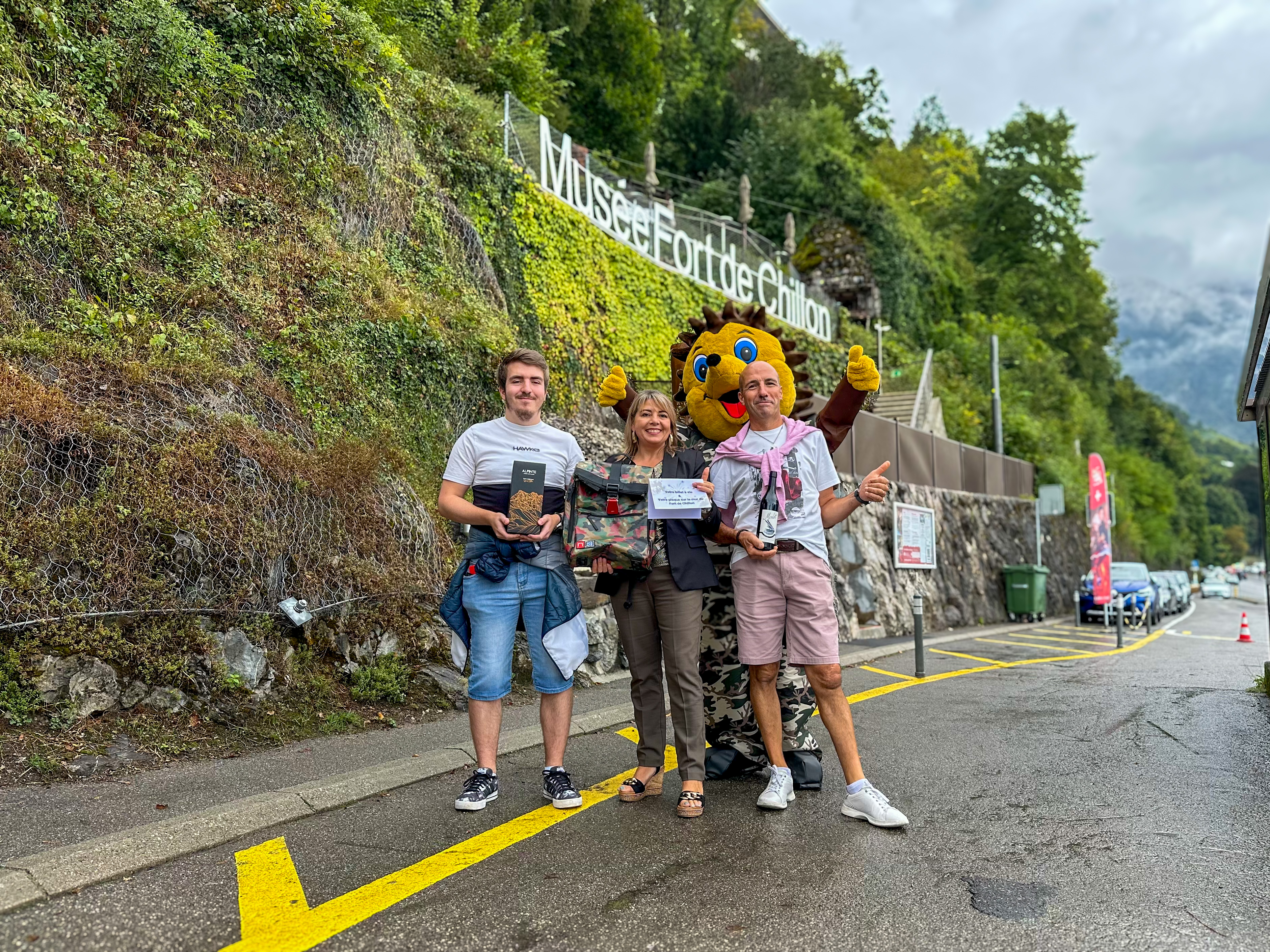 Une surprise de taille pour le 100 000e visiteur du Fort de Chillon
